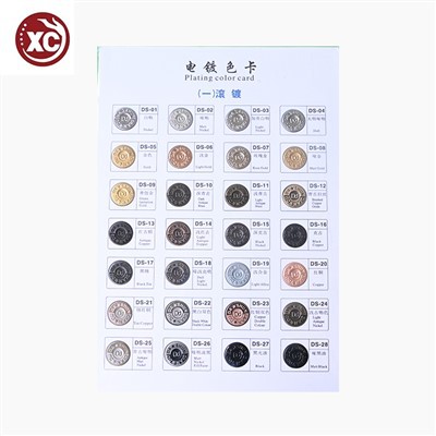 Tabella dei colori di placcatura